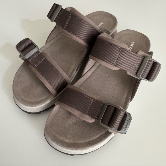 Merrell Alpine Cush Slide Sandals in Brindle Women’s size 6 - Picture 3 of 12